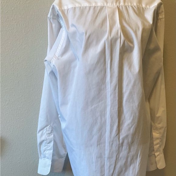 VAN HEUSEN DRESS WHITE, LONG SLEEVE SHIRT SIZE 161/2 34/35. BUTTON DOWN.EX.COND - Picture 9 of 14